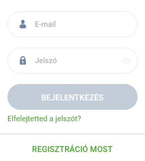 Bejelentkezési képernyő online játékplatformhoz